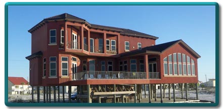 Six bedroom Gulf front home rental at Navarre Beach